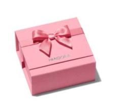 PANDORA Lux Box small silver logo box A050_ID