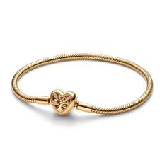 Snake chain 14k gold-plated bracelet and 563516C01-20