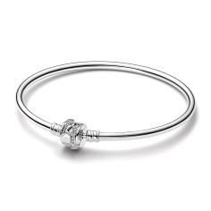 Sterling silver bangle with shooting sta 592733C01-21