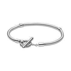 Pandora Moments T-Bar Silver Snake Chain 599082C00-17