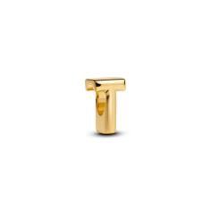 Letter T 14k gold-plated charm 763966C00