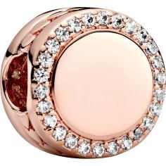 Pandora Rose Engraving Bar Button Charm 788747C01