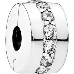 Shining Path Silver Clip w CZ 791972CZ