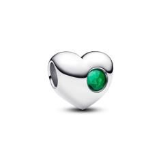 Engravable heart sterling silver charm w 794161C05