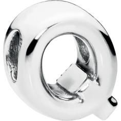 Letter Q Silver Charm 797471