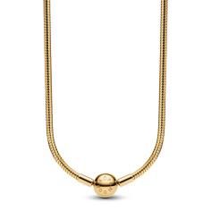 14k gold-plated necklace with round clas 362234C00-50
