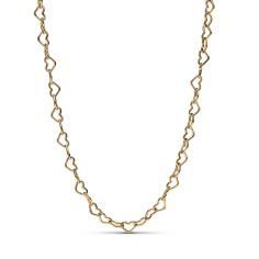 Heart 14k gold-plated collier 363334C00-45