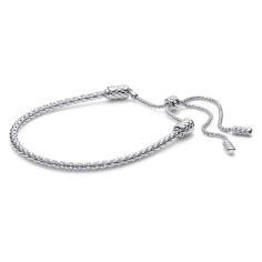 Studded chain sterling silver sliding br 593090C00-2