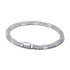 Oval cuban chain sterling silver bracele 594227C01-20