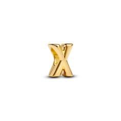 Letter X 14k gold-plated charm 763970C00