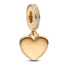 Engravable 14k gold-plated dangle with c 768761C01