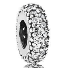 Pave Inspiration Silver Spacer w Pave Se 791359CZ