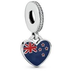 New Zealand Silver Hanging Charm w Mixed 792017CZ_E002