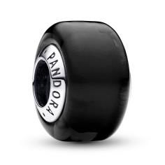 Sterling silver charm with black Murano 793117C00