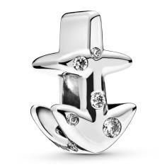 Sagittarius Zodiac Silver Charm w CZ 798419C01