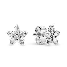 Sparkling Snowflake Earring Studs w Clea 299239C01