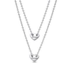 Hearts sterling silver splittable collie 393207C00-45