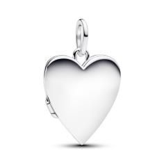 Engravable openable heart sterling silve 394013C01