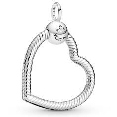 Moments Heart O Silver Pendant Carrier 399384C00
