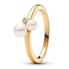 14k Gold-plated ring with white treated 163156C01-52