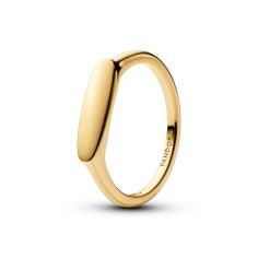 Engravable 14k gold-plated ring 163986C00-58