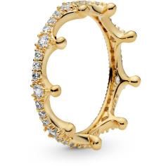 PANDORA Shine Enchanted Crown Ring w CZ 168654C01-60