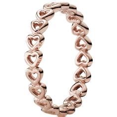 PANDORA Rose Linked Love Heart Ring 180177-48