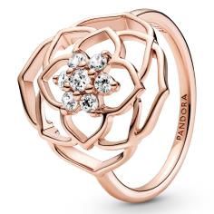 Pandora Rose Rose Petals Satement Ring w 189412C01-54
