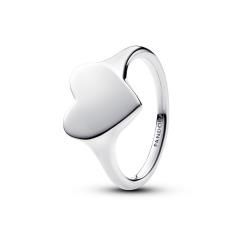 Engravable heart sterling silver ring 193988C00-50
