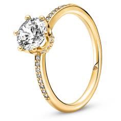 Pandora Shine Crown Ring w Clear CZ 168289C01