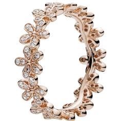 PANDORA Rose Dazzling Daisies Band w CZ 180934CZ-60