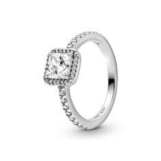 Timeless Elegance Silver Ring w CZ 198863C01-48