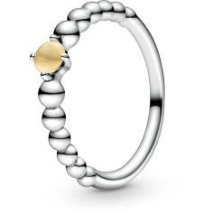 November Honey Coloured Silver Ring with 198867C11-58