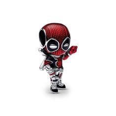 Marvel Deadpool sterling silver charm with red and black enamel 793360C01