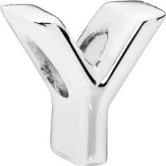 Letter Y Silver Charm 797479