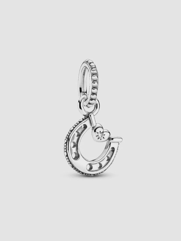Good Luck Horseshoe Dangle Charm
