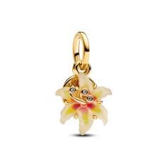 Disney Tangled Flower 14k gold-plated double dangl 764020C01
