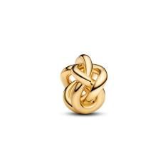 Infinity knot 14k gold-plated charm 763755C00