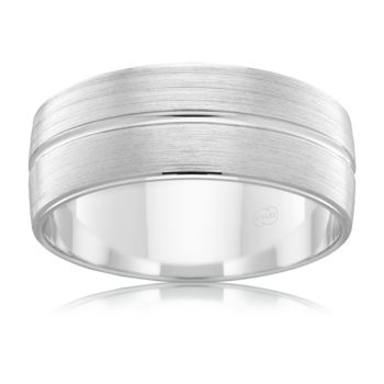 Patterned Wedder, 9ct Yellow Gold, 5mm wide, size U