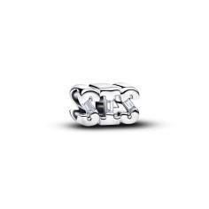 SIS sterling silver charm with clear cubic zirconi 794454C01