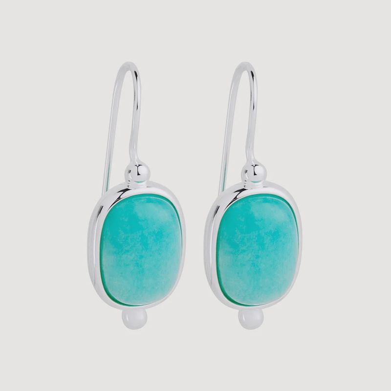 Fleur Amazonite Earrings E7362
