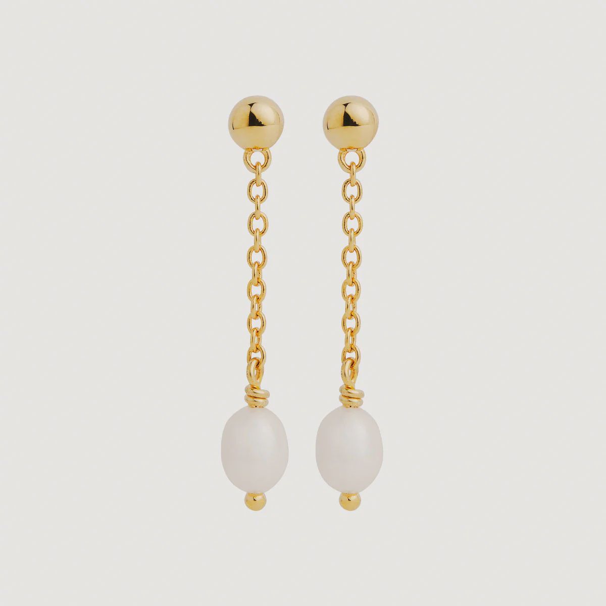 Tidal Whisper Single Pearl Earring E7502