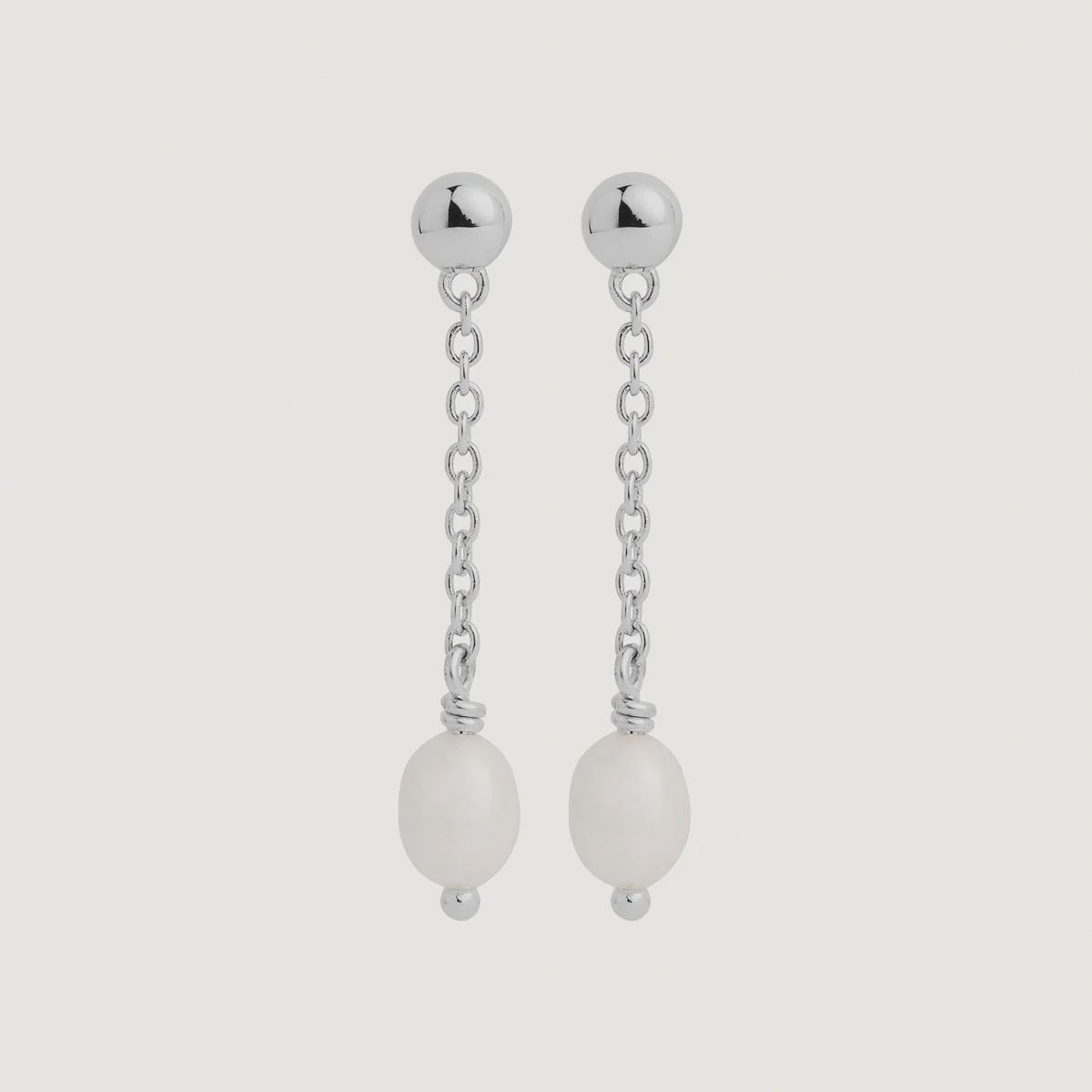 Tidal Whisper Single Pearl Earring E7501