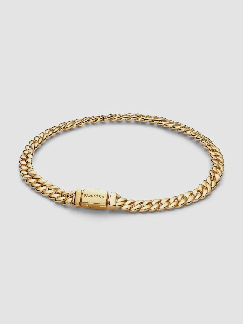 Cuban Chain Bracelet Gold Plated