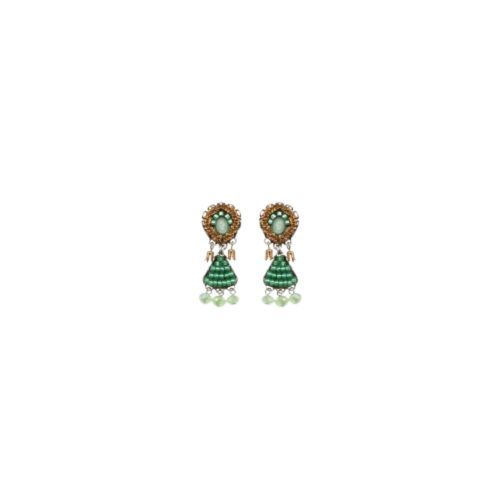 Seagrass Set, Beadwork Earrings, Ruppia C2355