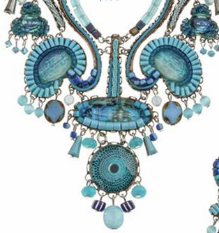 C3626 Ayalabar Necklace Blue, Tq.