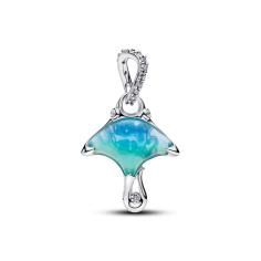 Manta sterling silver dangle with clear cubic zirc 794685C01