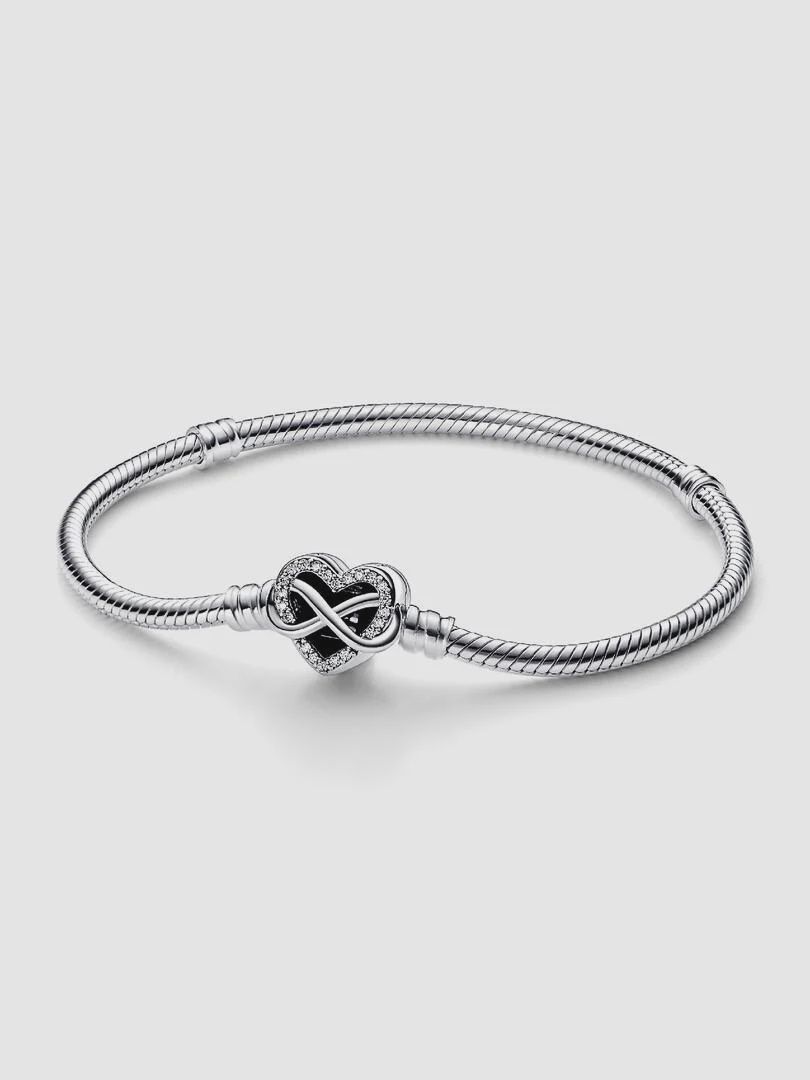 Pandora Moments Sparkling Infinity Heart Clasp Sna 592645C01-21