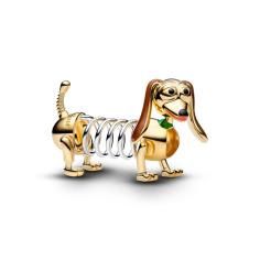 Disney Toy Story Slinky Dog 14k goldplated and st 764603C01