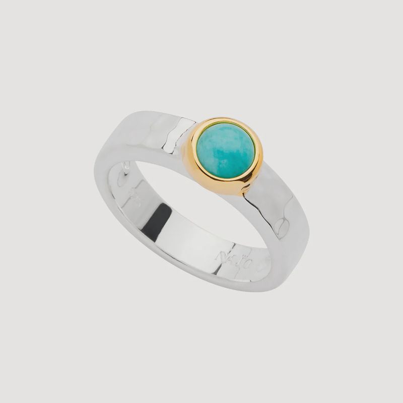Solace 2-Tone Amazonite Ring R7407m